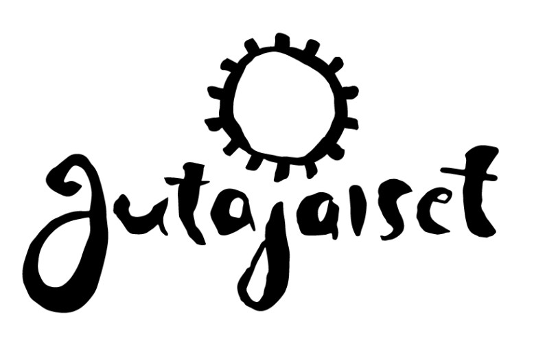 jutajaiset logo musta